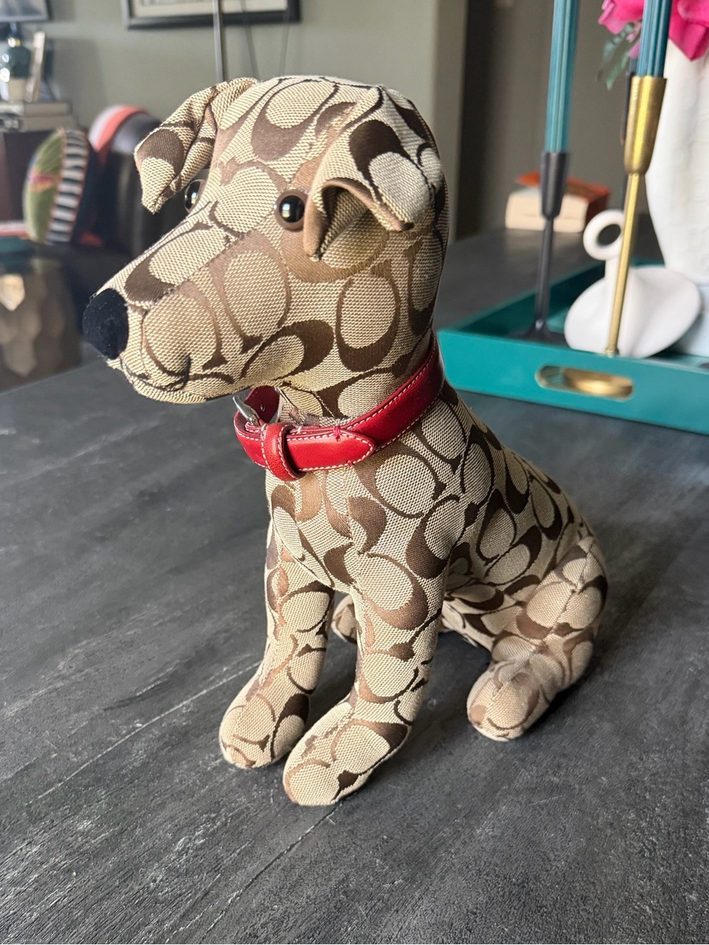 Coach Signature Canvas Dog inStore prop from early 2000’s vintage and rare